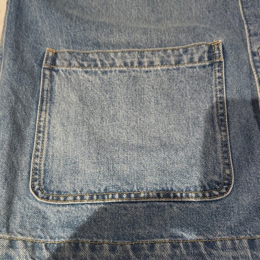 Sandro Paris Denim Worker Jacket – Light Wash Chore Jacket – NWT - Picture 9 of 12